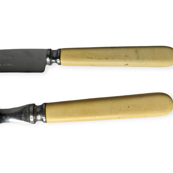 Vintage John Primble Stainless Steel Plastic Handled Utensils - Picture 2 of 6